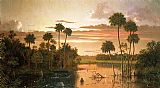 Martin Johnson Heade The Great Florida Sunset painting